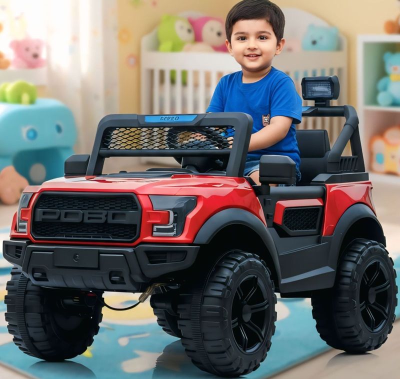 oh baby RED JEEP 4x4 Remote Control Car - Image 2