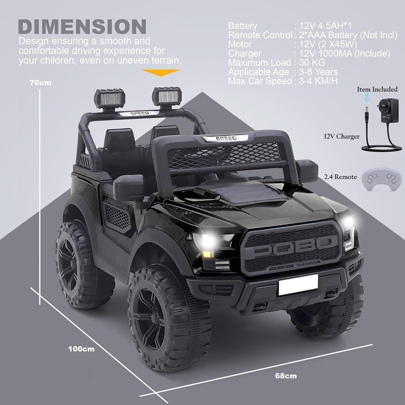LITTLE RIDES 4 Motor Electric Battery Car - Image 5