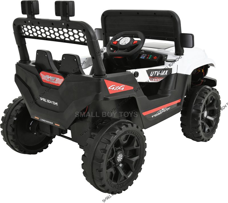 SmallBoyToys 528 White Off Road Jeep - Image 6