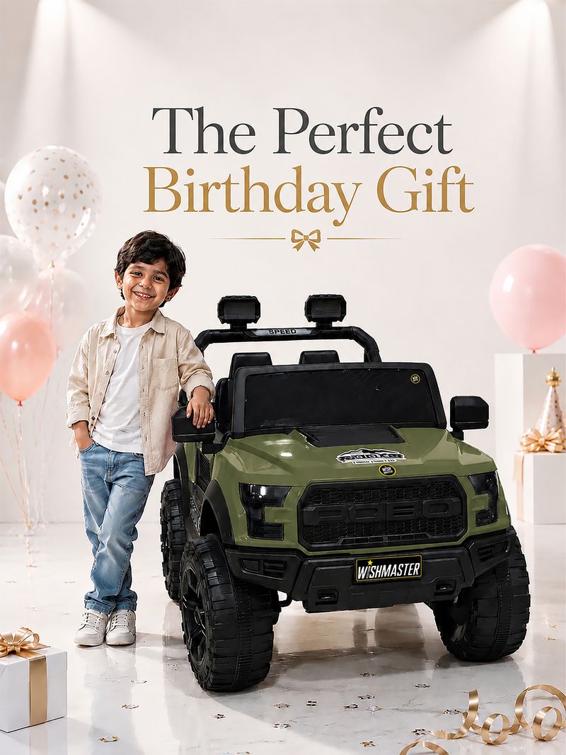 Wishmaster Kids 4 Motor Electric Battery Car - Image 6