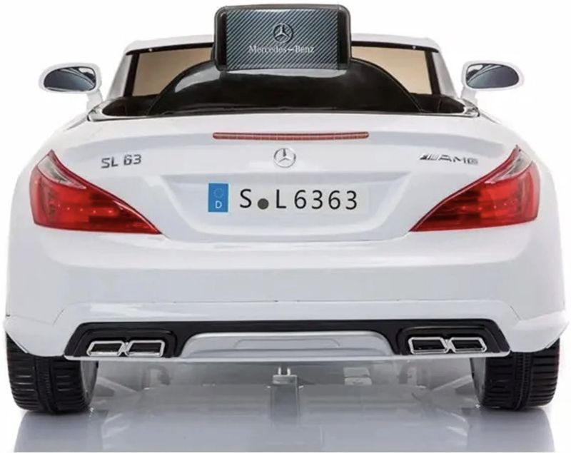 SBT Small Boy Toys Mercedes (1-6Yrs) WHITE battery car, Car for kids, Car for kids to drive Car Battery Operated Ride On (White) - Image 6