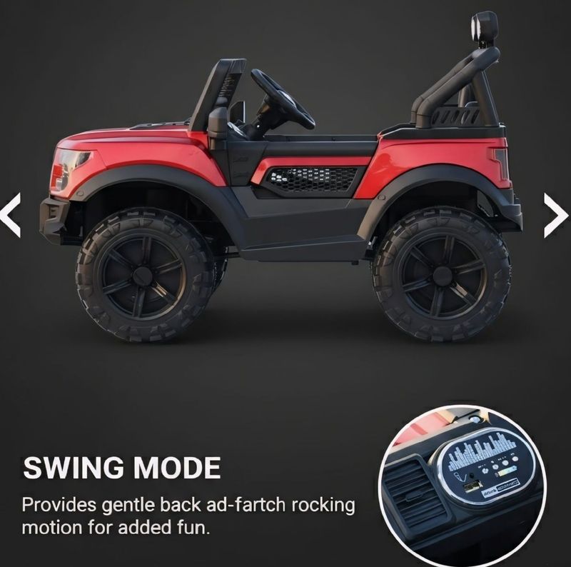 oh baby RED JEEP 4x4 Remote Control Car - Image 6