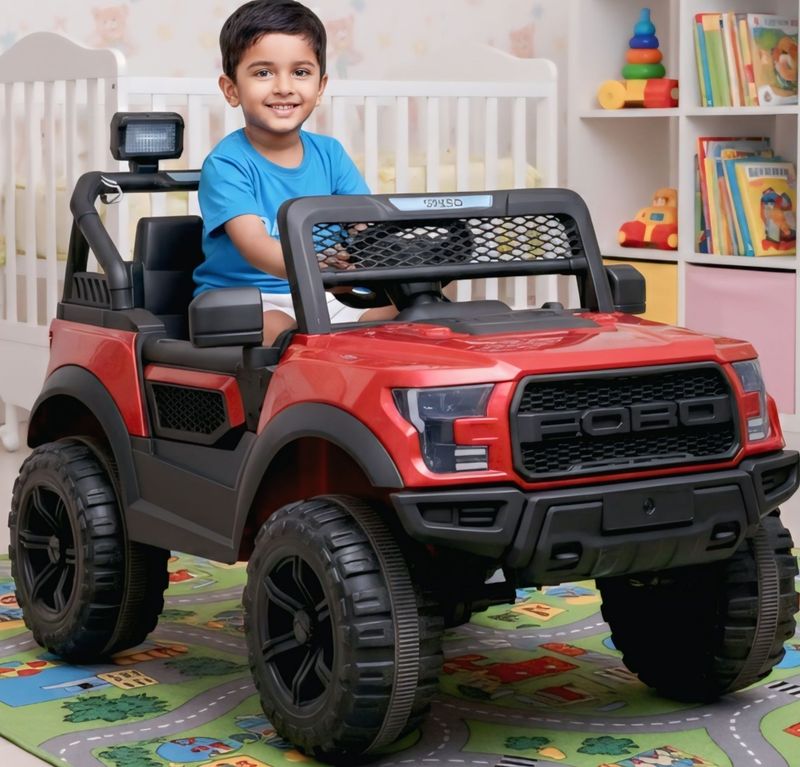 oh baby RED JEEP 4x4 Remote Control Car - Image 3