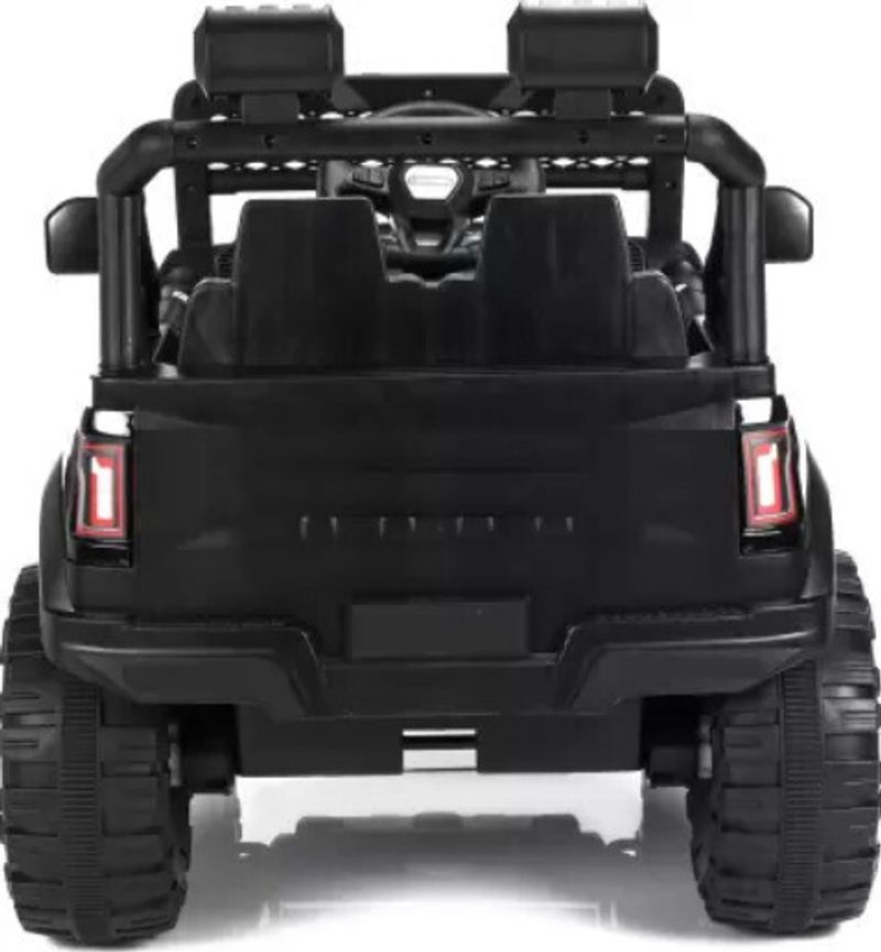 SmallBoyToys 4X4 Black Kids Jeep Battery Car - Image 6
