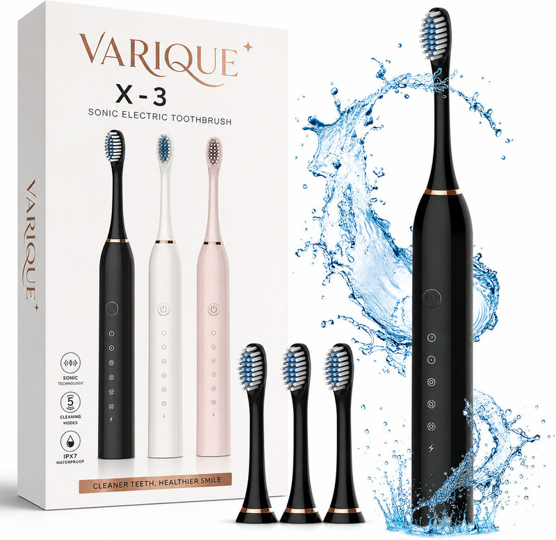 varique electric brush,Electric Travel Toothbrush USB Rechargeable 6 Position toothbrush Electric Toothbrush deal from flipkart