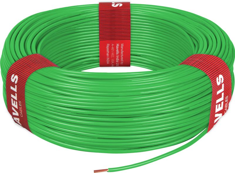 HAVELLS HRFR PVC 4 sq/mm Green 90 m Wire - Image 6