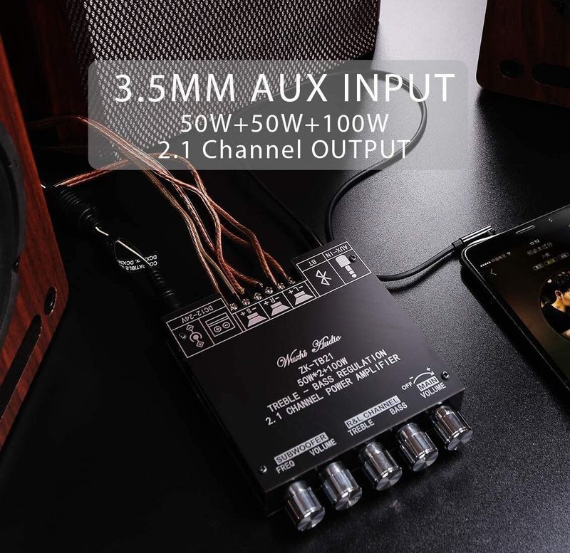 HouseOfCommon TPA3116D2 ZK-TB 21 50w*2+100w 21 Ampl -EHK1891 - Image 5