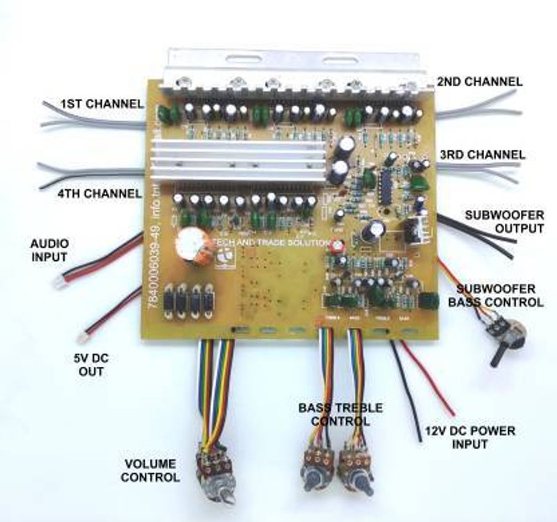 Tech and Trade 4440 4.1 Home Theater Audio Amp - Image 5