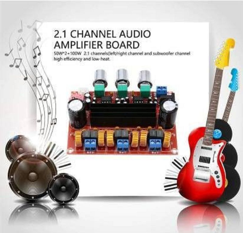 DHRUV-PRO TPA3116D2 50Wx2+100W 2.1 Channel Class D Digital Subwoofer - Image 3