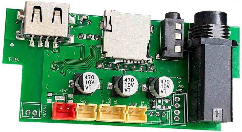 Ma Sharda electronic Wireless Bluetooth MP3 Decoder Board with FM Radio, USB, Type-C, AUX, Electronic Components Electronic Hobby Kit - Image 3