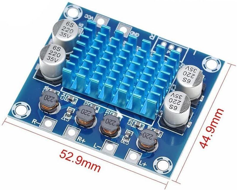 PRO KDP XH-A232 TPA3110 Dual Channel 30W Audio Amplifier Board - Image 4