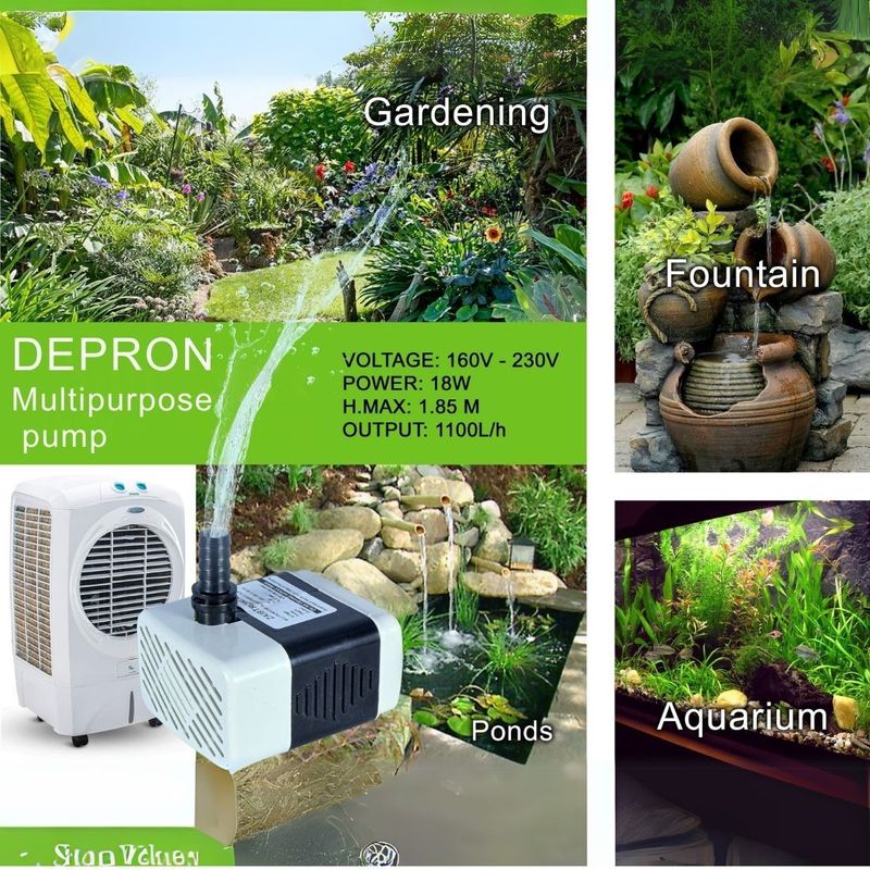 Depron 18W Multipurpose Water Pump (112 cm) - Image 6