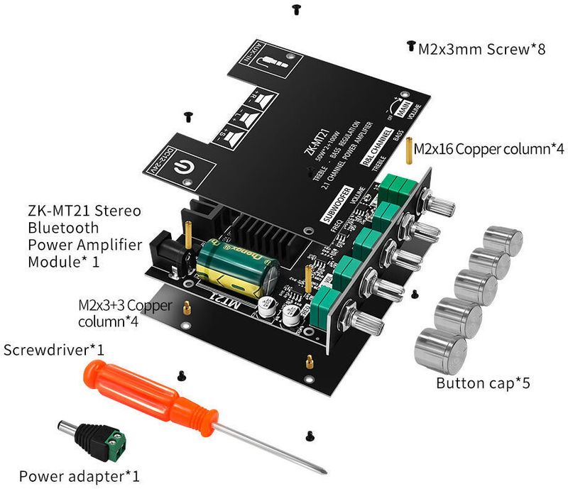 IOTaudios ZK-MT21 50W*2+100W Bluetooth Speaker - Image 4