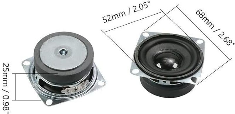 SK ELECTRO ND TECH 2" 3W 4Ω Full Range Speaker - Image 3