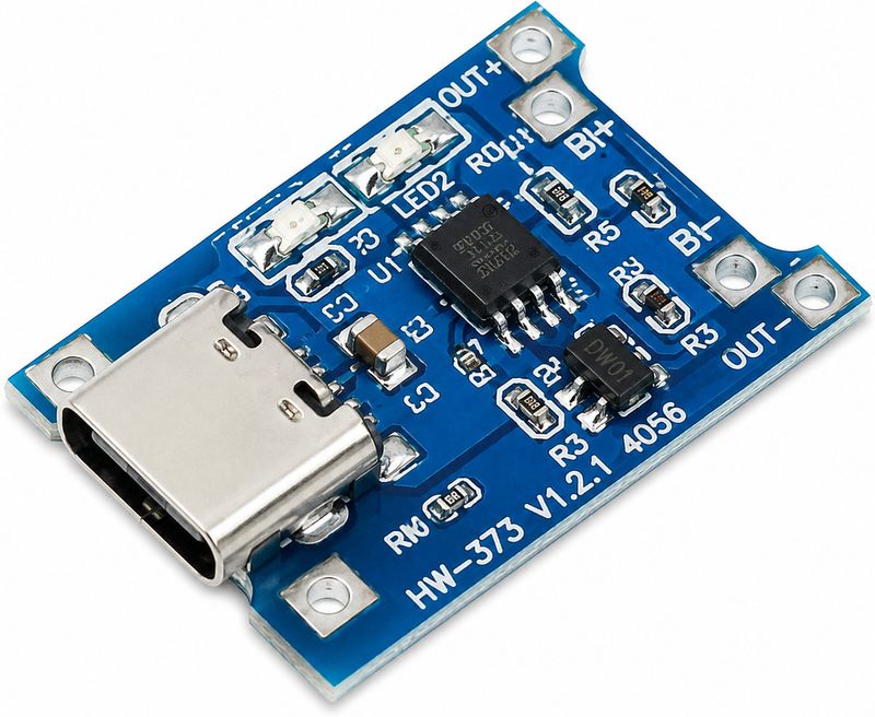 Malati TP4056 Type-C USB 18650 Battery Charger - Image 2