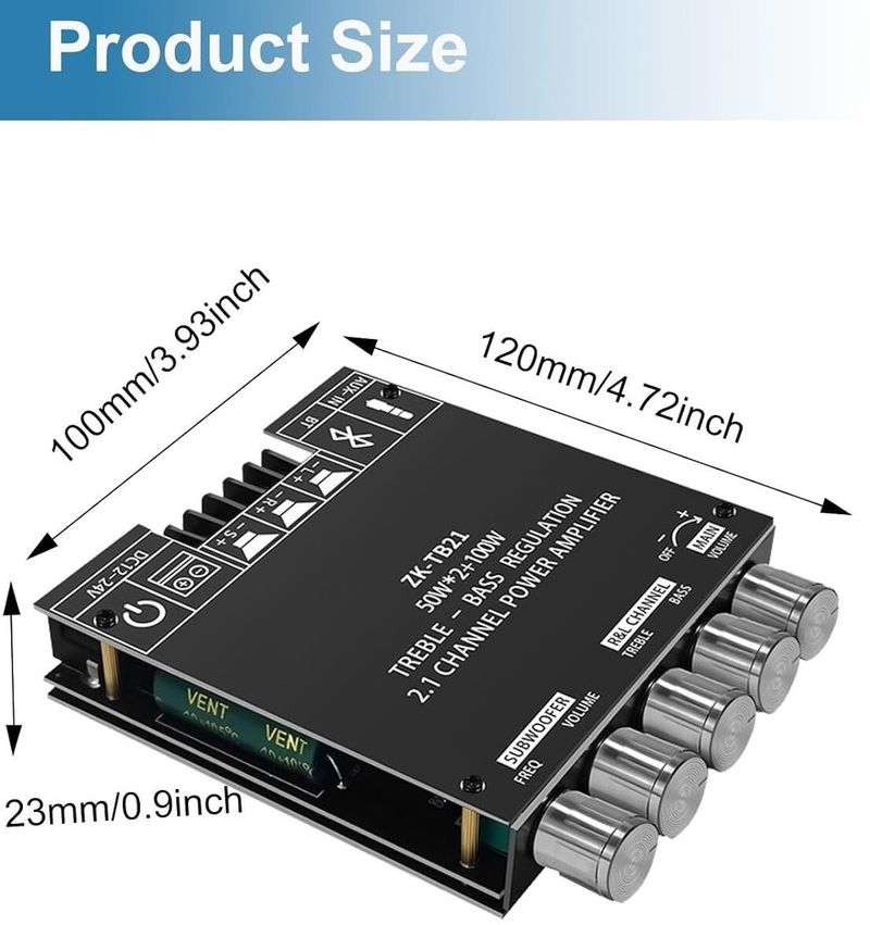 HouseOfCommon TPA3116D2 ZK-TB 21 50w*2+100w 21 Ampl -EHK1891 - Image 3