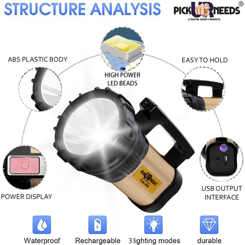 Pick Ur Needs 100W Laser Search Light with Blinker - Image 4