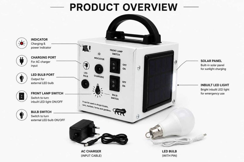 MINI UPS 10hrs Lantern Emergency Light - Image 4