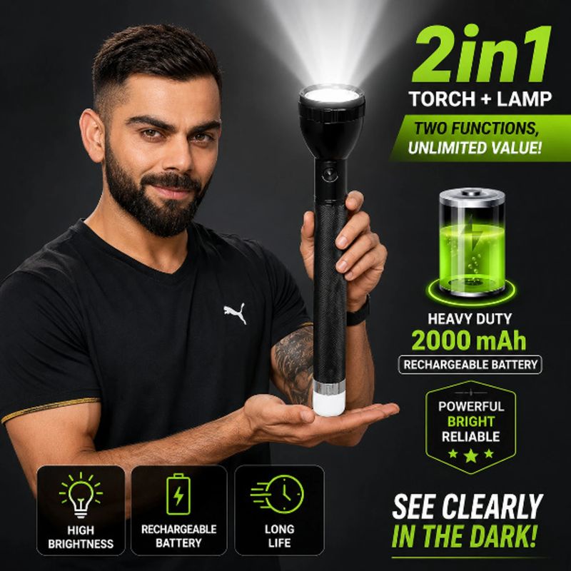 CRENTILA 1000 Meter Long Range Searchlight 50W Torch - Image 3