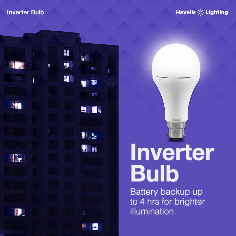 HAVELLS 4hrs Bulb Emergency Light - Image 4