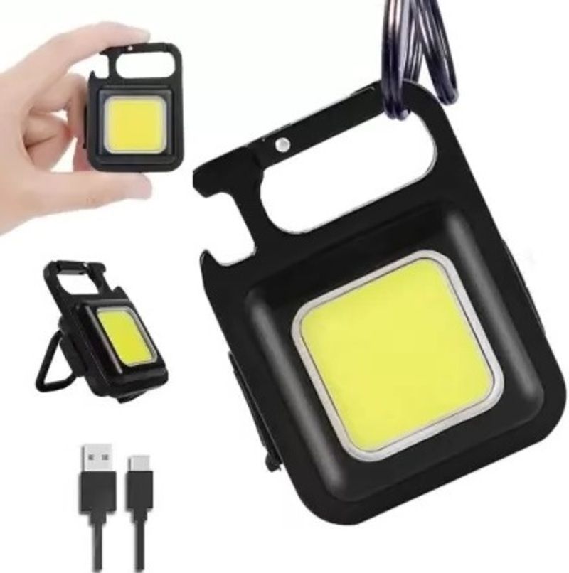 NKPR Led Keychain Flashlight Rechargeable 4 Modes - Image 2