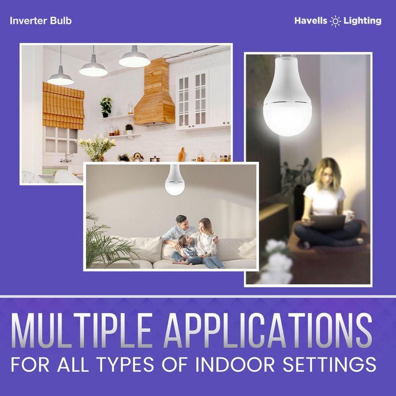 HAVELLS 4hrs Bulb Emergency Light - Image 5
