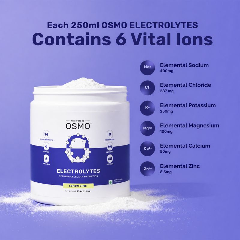 Wellversed OSMO Electrolyte Blend with Taurine & Vitamins, Lemon - Image 4