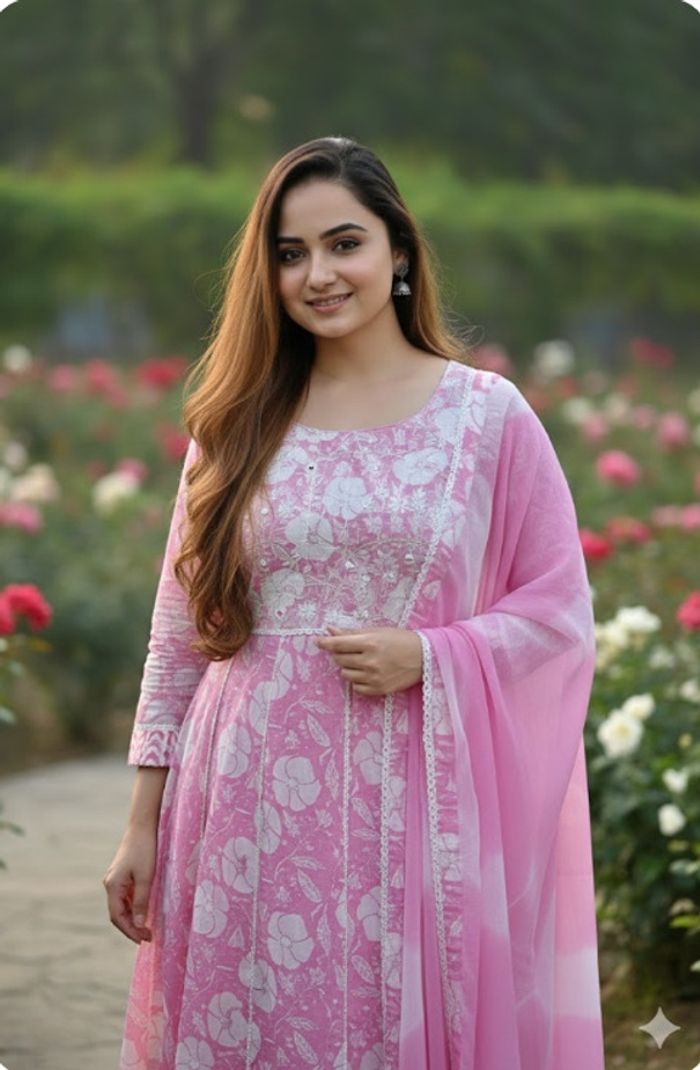 Badrika Women Cotton Blend Kurta Pant Dupatta Set - Image 7