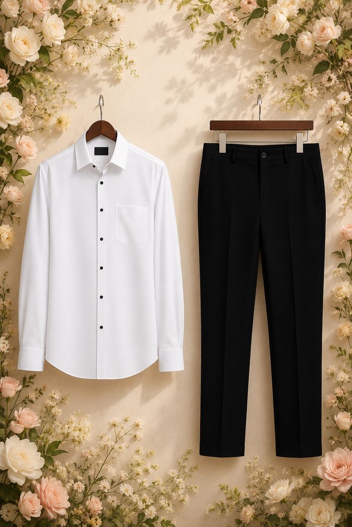 Guruji Fashion Men Cotton Blend Shirt Pant Set - Image 2