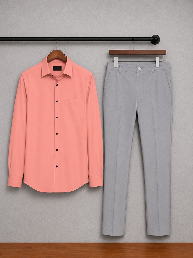 Guruji Fashion Men Cotton Blend Shirt Pant Set - Image 2