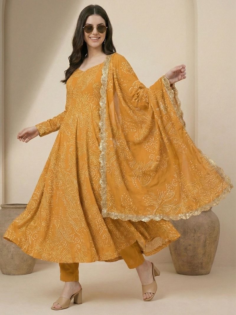 1 Stop Fashion Women Cotton Blend Kurta Set - Image 5