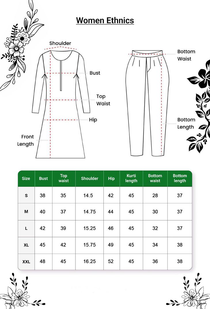 Gosriki Women Viscose Rayon Kurti Palazzo Dupatta Set - Image 6