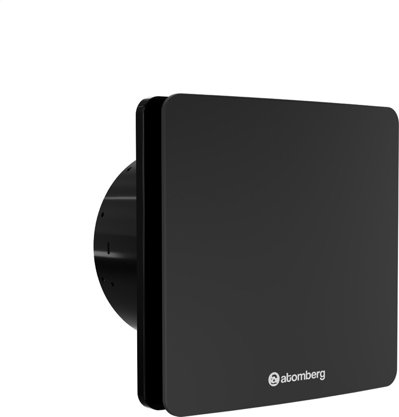 Atomberg Studio6 InchSilent Exhaust FanBathroom&KitchenInstallation-Round Cut(153mm) 150 mm Exhaust Fan Matte Black