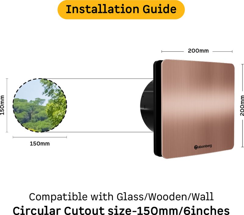 Atomberg 150mm Exhaust Fan - Image 3