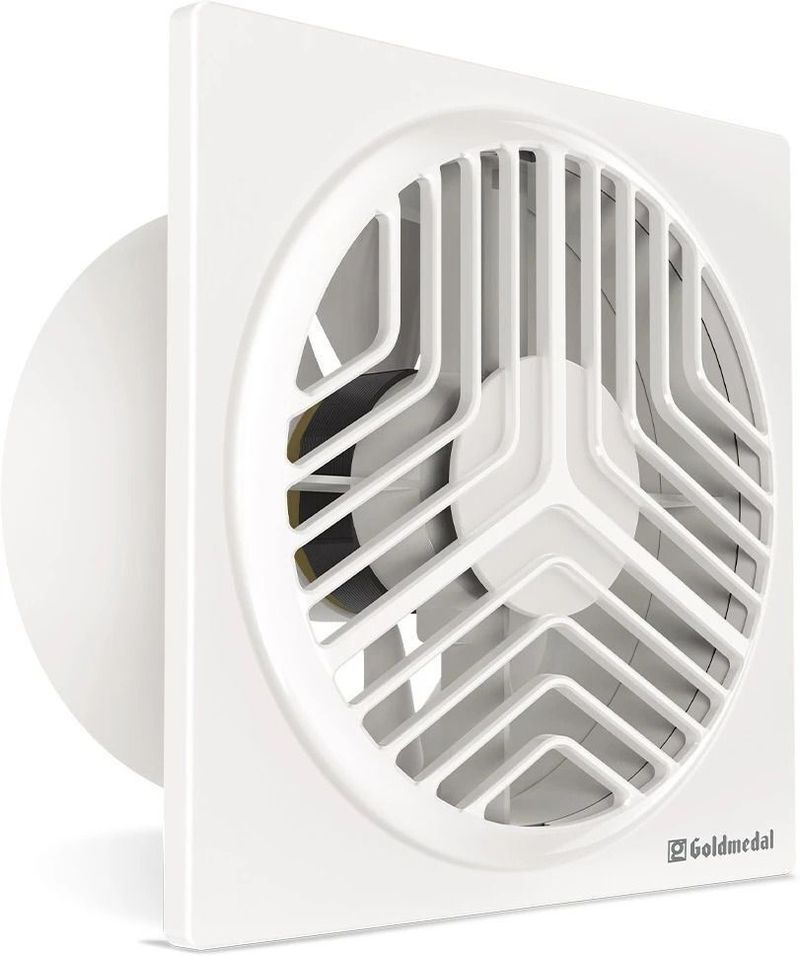 Goldmedal Trigo | High Speed | Silent Operation | Axial Flow | Dust Protection 150 mm Exhaust Fan (White) - Image 3
