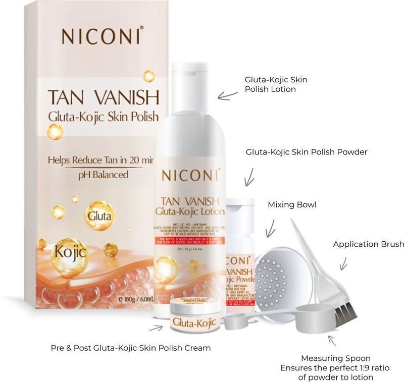 Niconi Gluta-Kojic Instant Tan Removal - Image 3