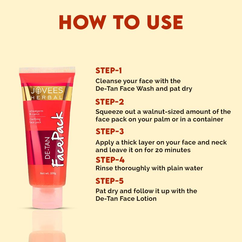JOVEES De-tan Face Pack 100g - Image 6
