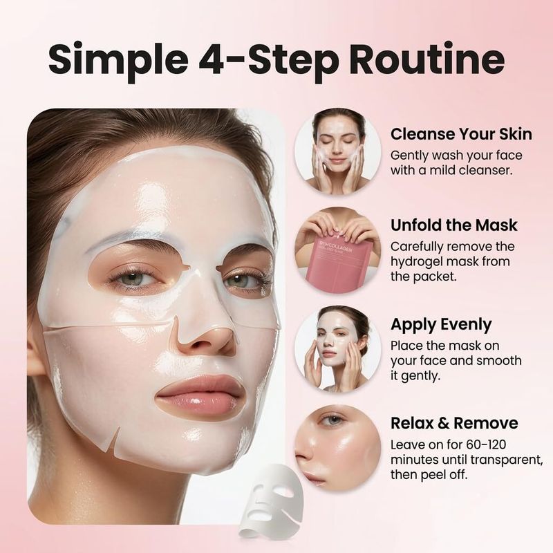 QUORVEL Bio Hydrogel Collagen Face Mask - Image 4