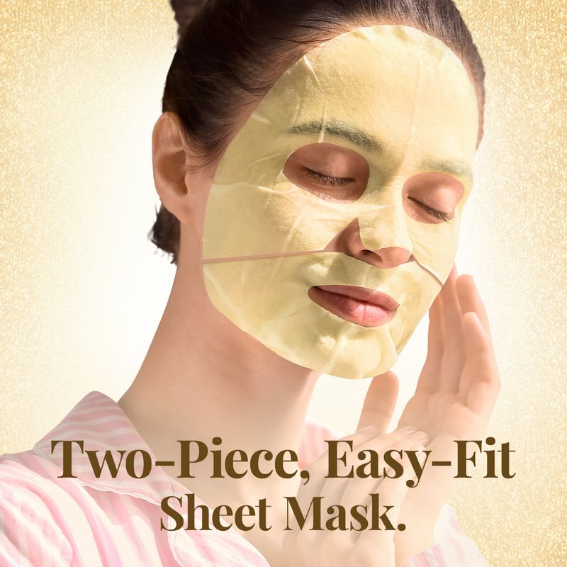 Everyuth Naturals Golden Glow 24K Gold Sheet Mask (Pack of 3) - Image 5