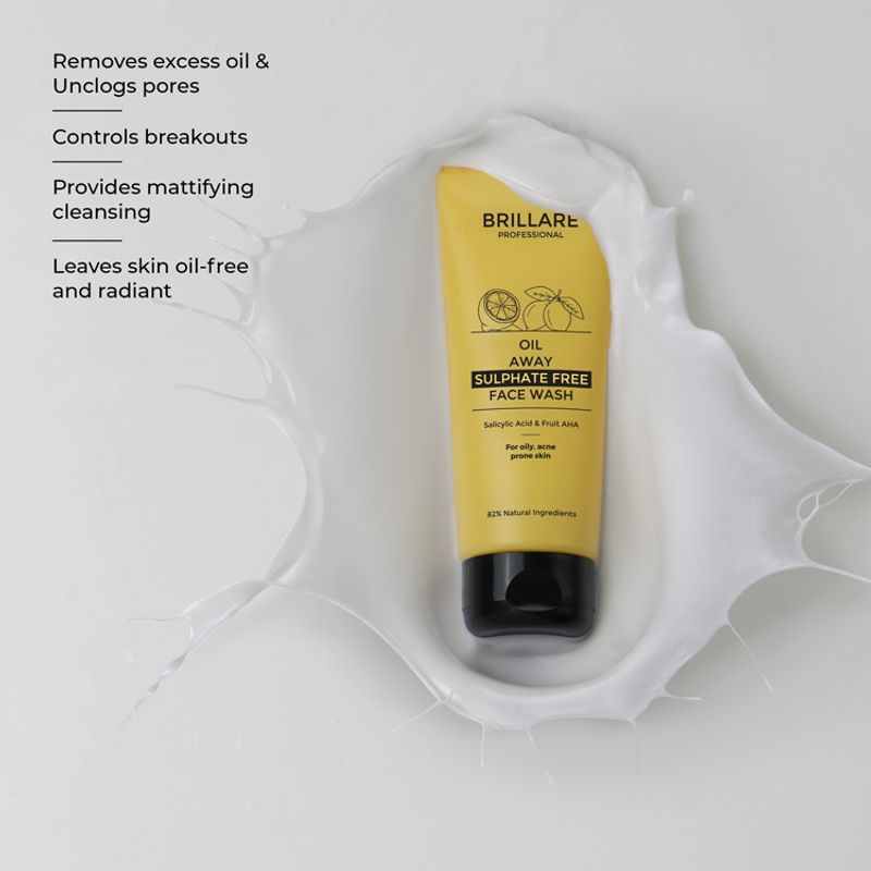 Brillare Oil Away Sulfate Free Face Wash 100g - Image 4