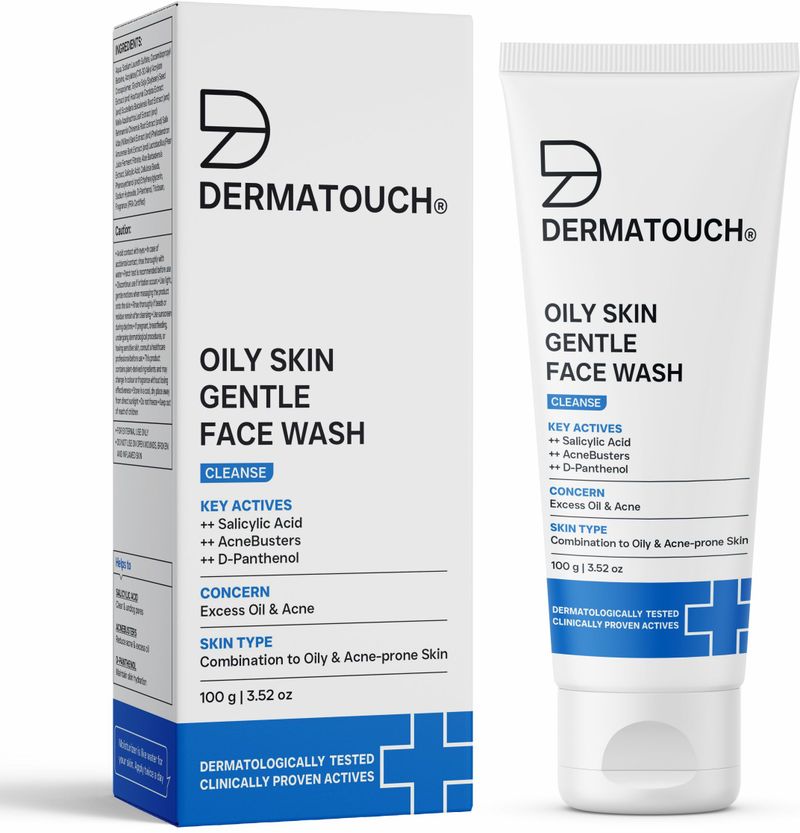 Dermatouch Oily Skin Face Gel with Salicylic Acid & AcneBusters - Image 2