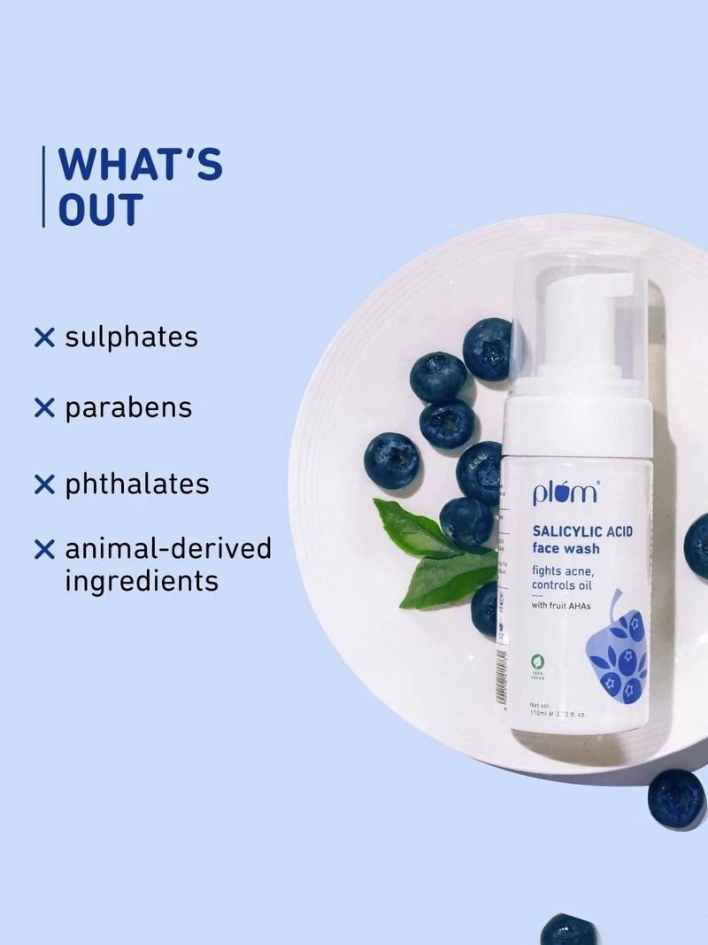 Plum 1% Salicylic Acid Anti Acne Cleanser 100ml - Image 5