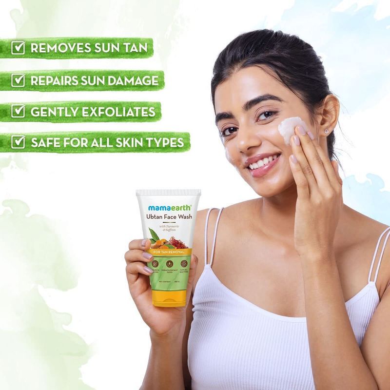 MamaEarth Ubtan Natural Anti-Tan Face Wash - Image 5