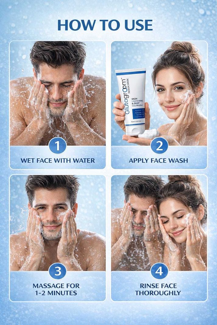 glutagroom Gluta Groom Face Wash 75 ml - Image 6