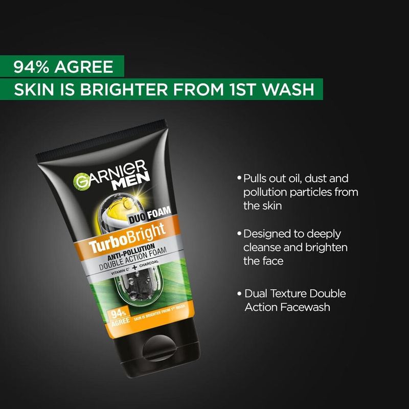Garnier Men Turbo Bright Anti-Pollution Foam - Image 6