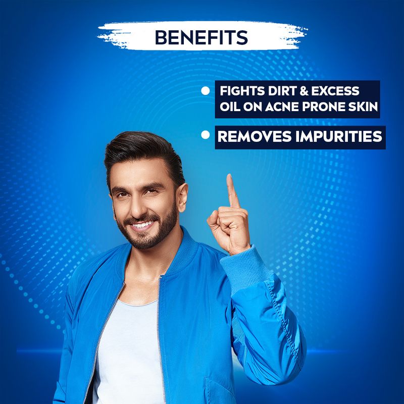 Nivea Men Acne, Fights Acne & Pimple, Removes Excess Oil & - Image 5