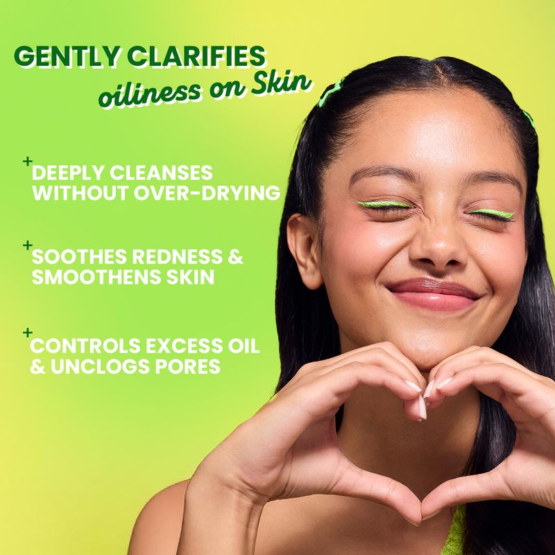 Dot & Key CICA,for Acne Prone Skin, 2% Salicylic with Green Tea,For Oily & Sensitive Skin Face Wash (100 ml) - Image 4