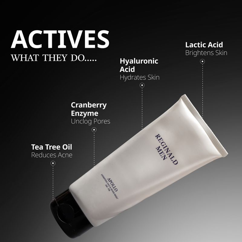 Reginald Men Hydrating Face & Beard Wash - Image 3