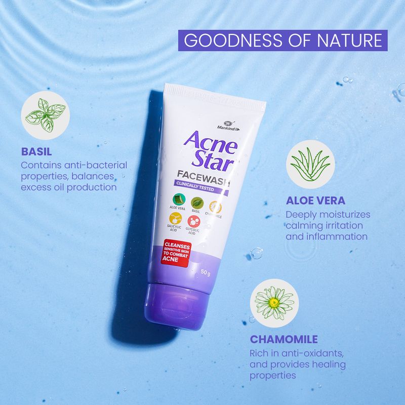 acnestar Face Cleansing Face Wash Gel Pack of 1 · 60 g (60 g total) - Image 4