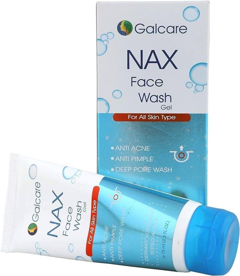 HD COSMOCARE Nax Gel Face Wash for Oily Acne Prone Skin, 75g (Pack of - Image 7